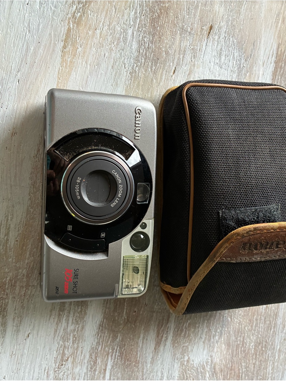 Canon Silver and Black Compact Point-and-Shoot Camera